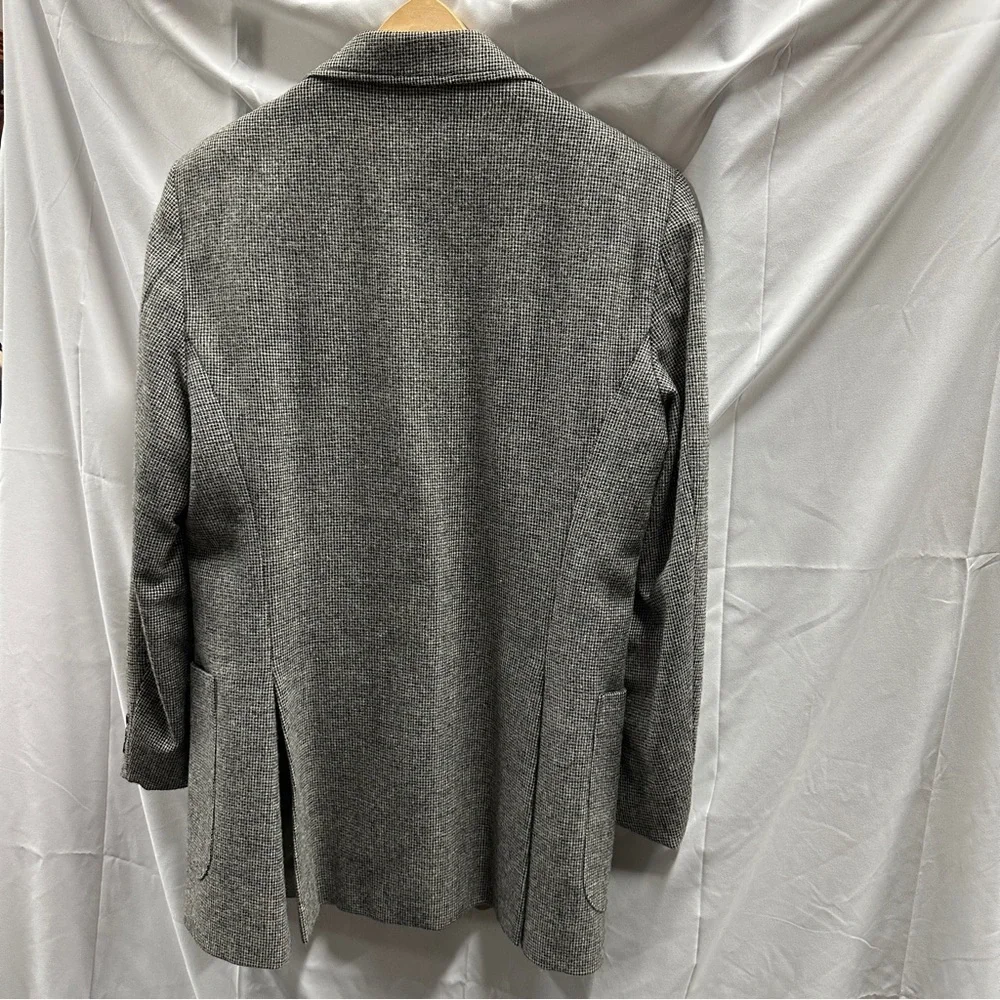 Vintage Angels Flight Tobias‎ Kotzin Men’s 40R Blazer Jacket Gray Wool Tweed USA